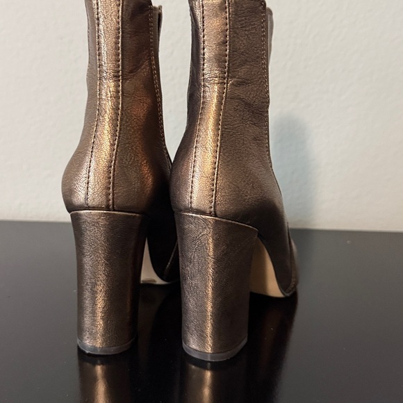 Vince Camuto Shimmering Bronze Booties - Picture 3 of 5